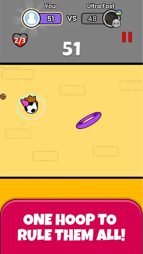 Gameplay screenshot 1 from Flappy Dunk - Arcade game